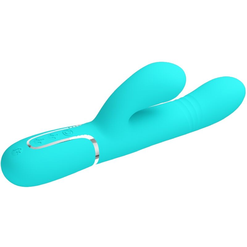 PRETTY LOVE - VIBRADOR MULTIFUNCIONAL PONTO G VERDE ÁGUA