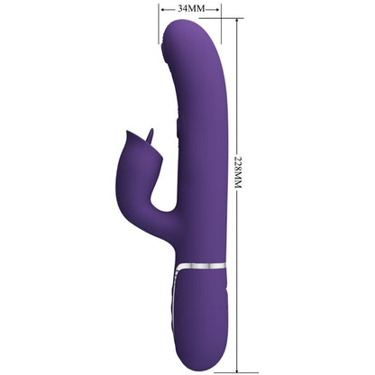 PRETTY LOVE - RABBIT VIBRATOR MIT LECKCHEN LILA