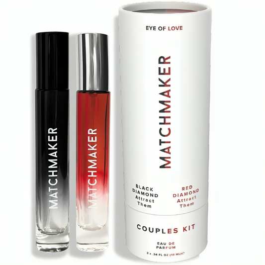 EYE OF LOVE - MATCHMAKER BLACK &amp; RED DIAMOND CASAIS KIT PERFUME FEROMONAS 10 ML