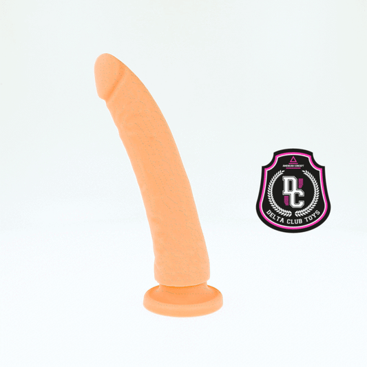 DELTA CLUB - BRINQUEDOS DILDO NATURAL SILICONE MEDICO 17 CM -O- 3 CM