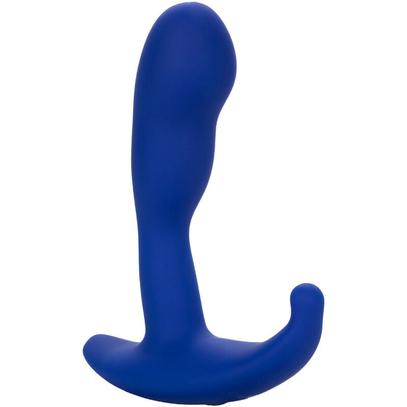 CALEXOTICS - ESTIMULADOR ANAL CURVADO ADMIRAL E VIBRADOR AZUL