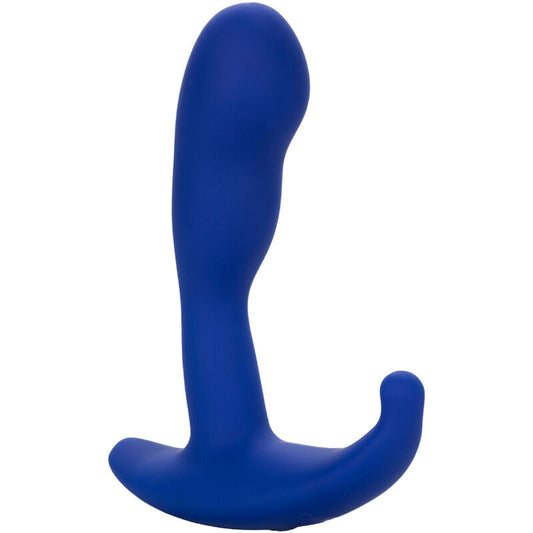 CALEXOTICS - ESTIMULADOR ANAL CURVADO ADMIRAL E VIBRADOR AZUL