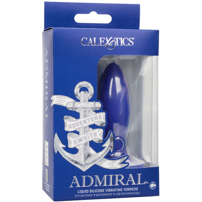 CALEXOTICS - ADMIRAL TORPEDO ANAL PLUG VIBRADOR AZUL