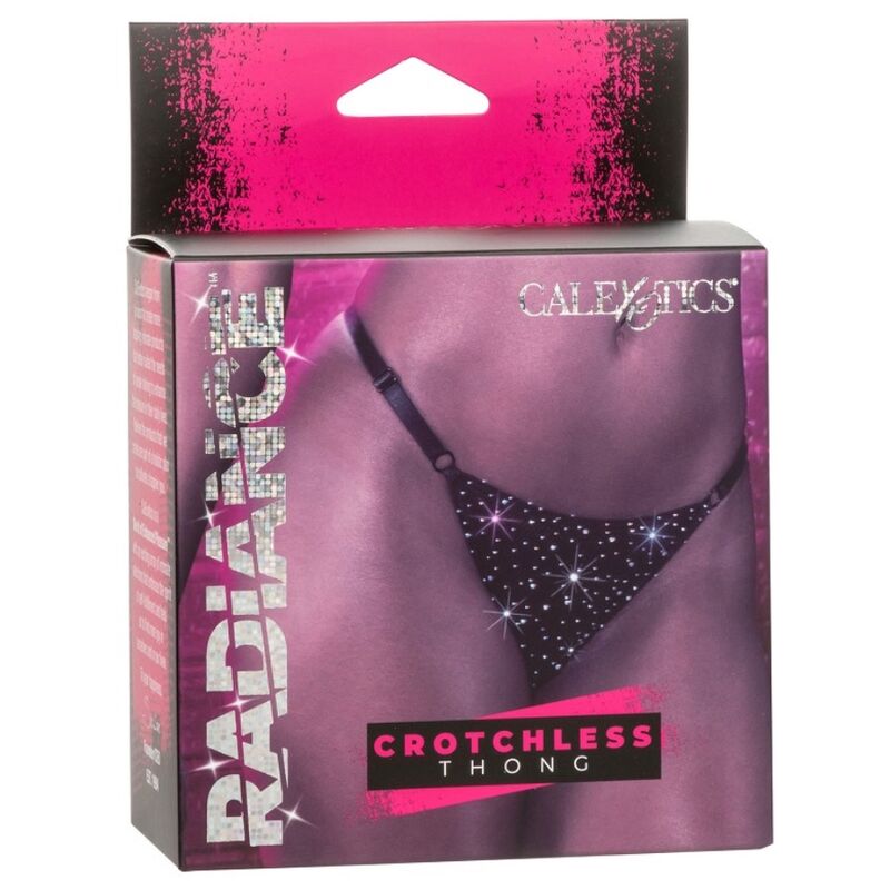 CALEXOTICS - RADIANCE CROTCHLESS TANGA RHINE