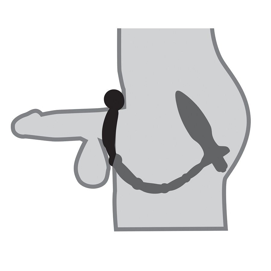 ANAL FANTASY - MINI-ANAL-STIMULATOR MIT RING UND VIBRIERENDER KUGEL