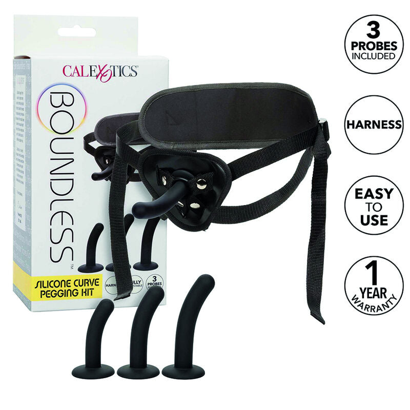 CALEXOTICS - KIT DE FIXAÇÃO DE CURVA DE SILICONE BOUNDLESS