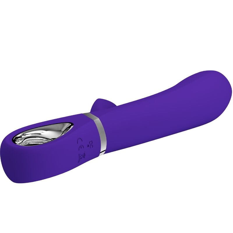 PRETTY LOVE - VIBRADOR MULTIFUNCIONAL PONTO G THOMAS ROXO