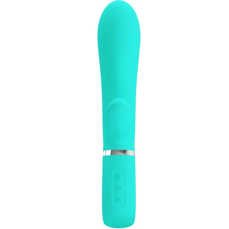 PRETTY LOVE - VIBRADOR MULTIFUNCIONAL PONTO G THOMAS VERDE-ÁGUA