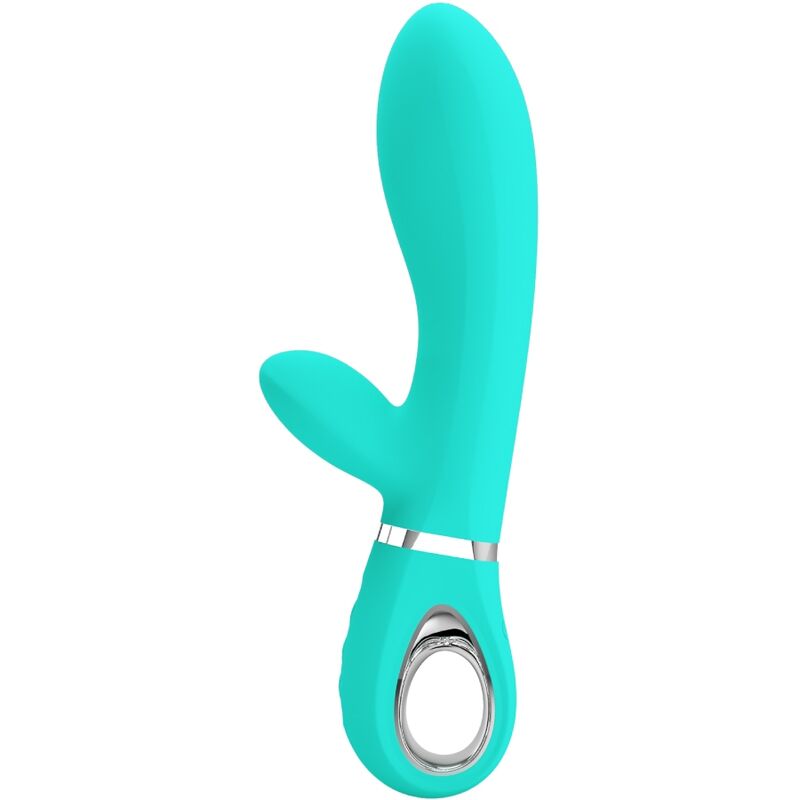 PRETTY LOVE - VIBRADOR MULTIFUNCIONAL PONTO G THOMAS VERDE-ÁGUA