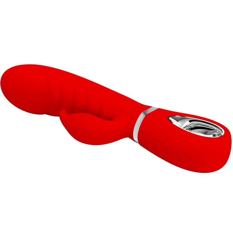 PRETTY LOVE - PRESCOTT MULTIFUNCIONAL VIBRADOR PONTO G VERMELHO