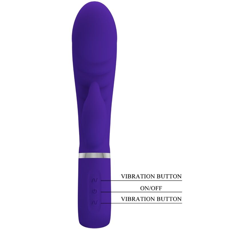 PRETTY LOVE - PRESCOTT MULTIFUNCIONAL VIBRADOR PONTO G ROXO