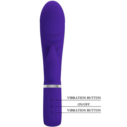 PRETTY LOVE - PRESCOTT MULTIFUNCIONAL VIBRADOR PONTO G ROXO