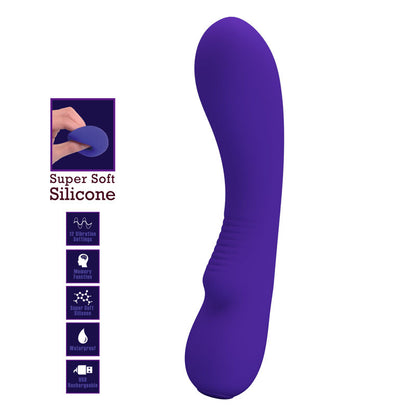PRETTY LOVE - VIBRADOR RECARREGÁVEL PRESCOTT ROXO