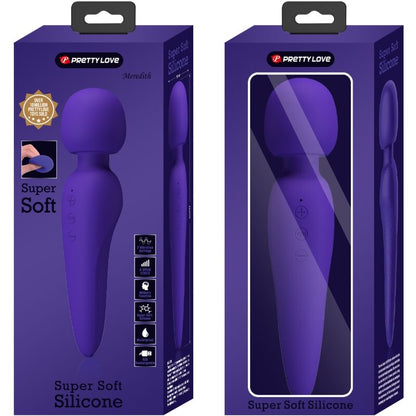 PRETTY LOVE - MEREDITH MASSAGER 12 MODOS DE VIBRAÇÃO ROXO