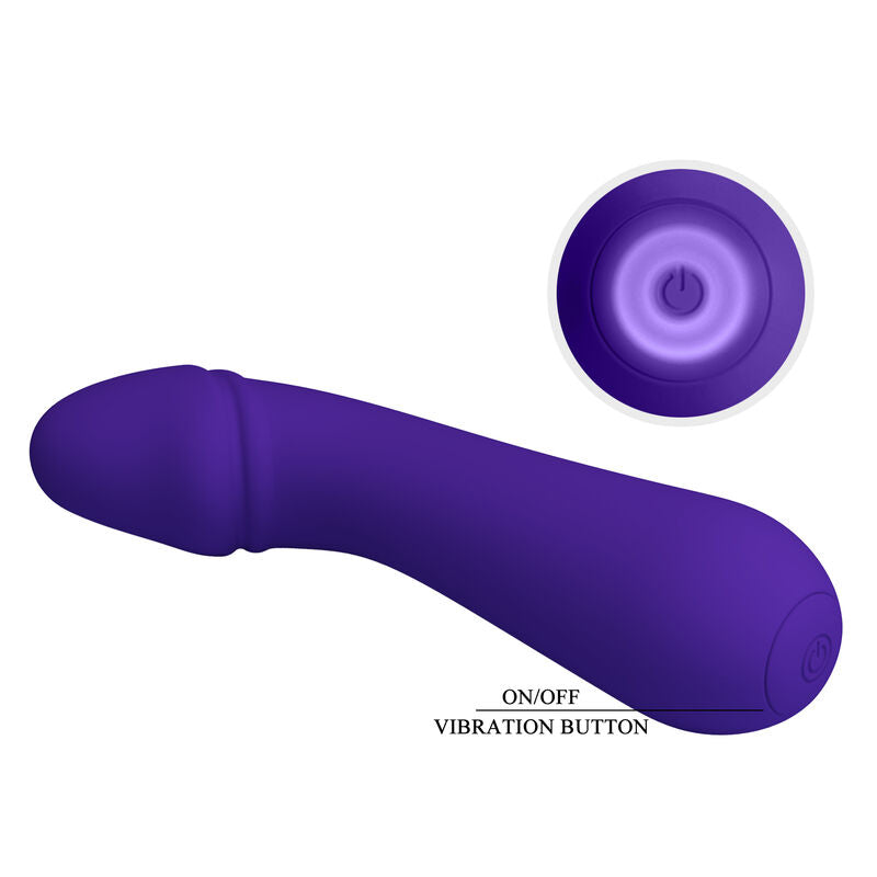 PRETTY LOVE - VIBRADOR RECARREGÁVEL CETUS ROXO