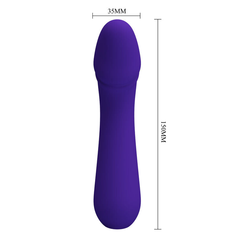 PRETTY LOVE - VIBRADOR RECARREGÁVEL CETUS ROXO