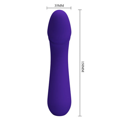 PRETTY LOVE - VIBRADOR RECARREGÁVEL CETUS ROXO