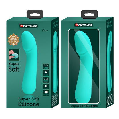 PRETTY LOVE - VIBRADOR RECARREGÁVEL CETUS AQUA GREEN