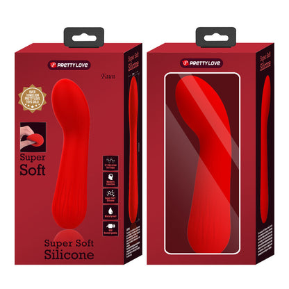 PRETTY LOVE - VIBRADOR RECARREGÁVEL FAUN VERMELHO