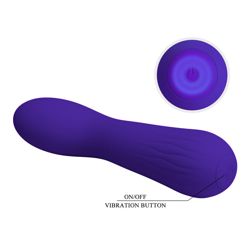 PRETTY LOVE - FAUN VIBRADOR RECARREGÁVEL ROXO