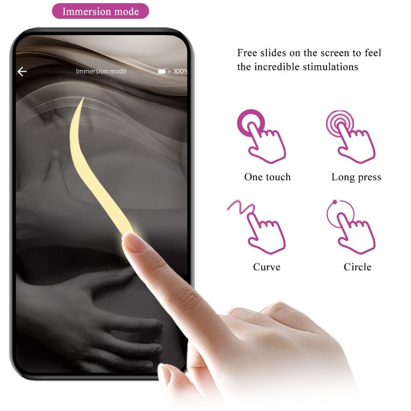 PRETTY LOVE - CATALINA VIBRATOR APP CONTROLE REMOTO ROXO