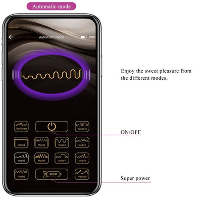 PRETTY LOVE - CATALINA VIBRATOR APP CONTROLE REMOTO ROXO
