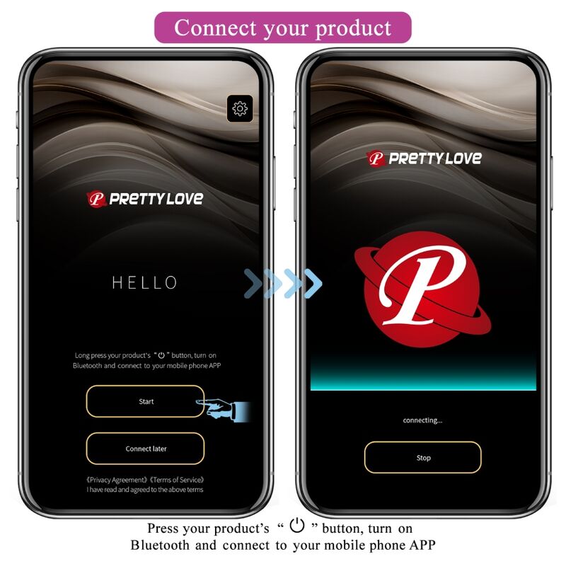 PRETTY LOVE - CATALINA VIBRATOR APP CONTROLE REMOTO ROXO