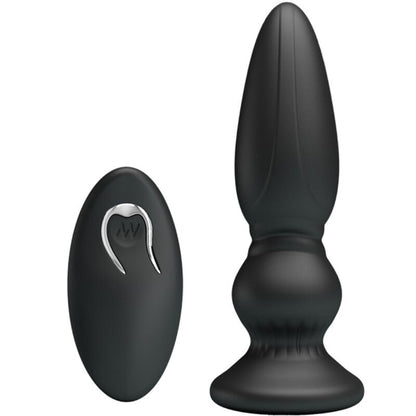 MR PLAY - PODEROSO VIBRADOR CONTROLE REMOTO PLUG ANAL PRETO