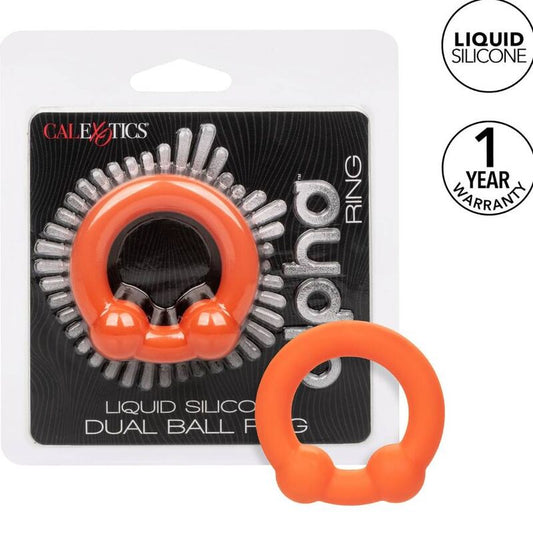 CALEXOTICS - Anel Alpha Dual Ball Laranja