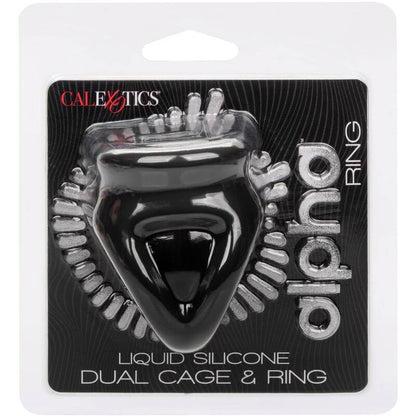 CALEXOTICS - Anel Alpha Dual Cage Preto