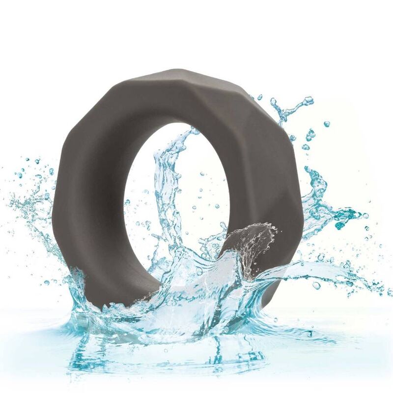 CALEXOTICS - Anel prismático Alpha Prolong cinza