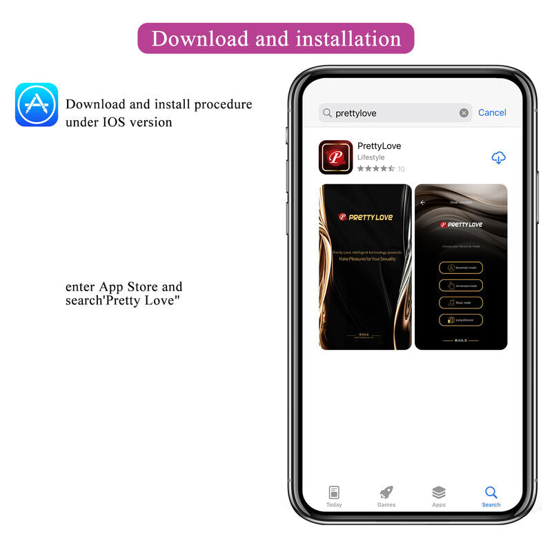 PRETTY LOVE - VIBRADOR HECTOR ELETROCHOQUE POR APP CONTROL ROXO