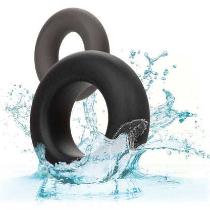 CALEXOTICS - ALPHA PROLONG CONJUNTO DE 2 ANÉIS CINZA