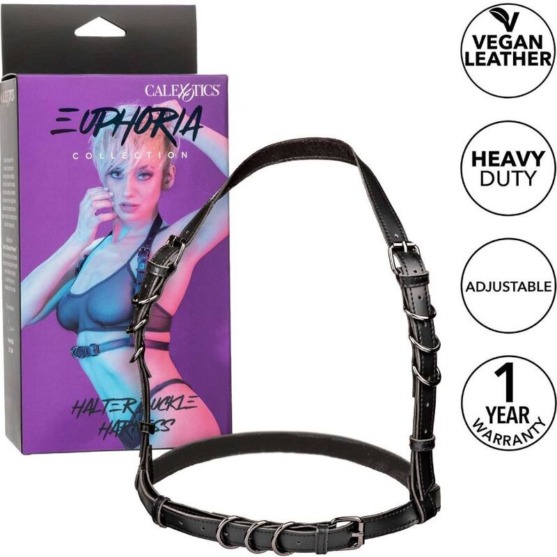 CALEXOTICS - EUPHORIA HALTER-SCHNALLE HARNESS SCHWARZ