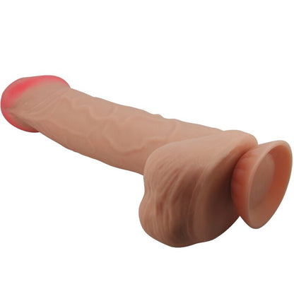 PRETTY LOVE - SÉRIE SLIDING SKIN DILDO REALISTA COM VENTOSA DESLIZANTE DE PELE CARNE 26 CM