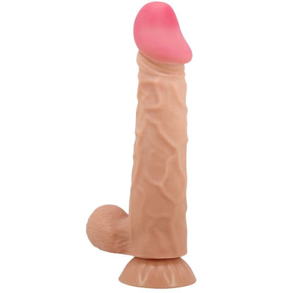 PRETTY LOVE - SÉRIE SLIDING SKIN DILDO REALISTA COM VENTOSA DESLIZANTE 24 CM