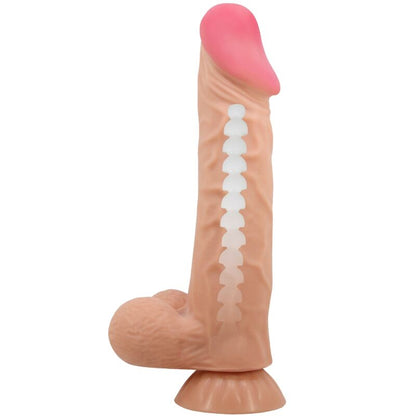 PRETTY LOVE - SÉRIE SLIDING SKIN DILDO REALISTA COM VENTOSA DESLIZANTE 24 CM