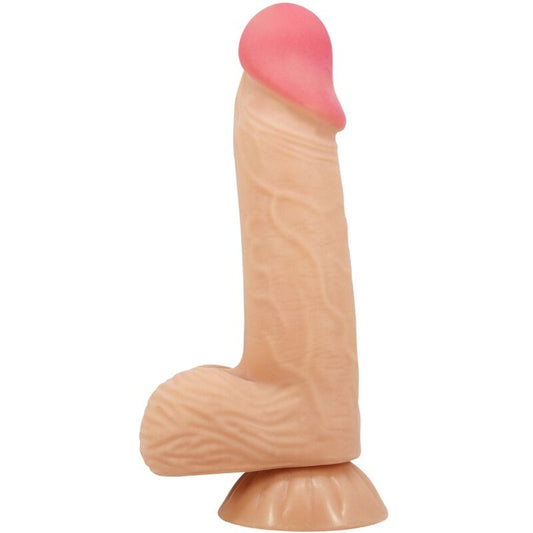 PRETTY LOVE - SÉRIE SLIDING SKIN DILDO REALISTA COM VENTOSA SLIDING SKIN 20,6 CM