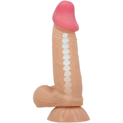 PRETTY LOVE - SÉRIE SLIDING SKIN DILDO REALISTA COM VENTOSA DESLIZANTE 19,4 CM