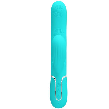PRETTY LOVE - PERLITA MULTIFUNCIONAL 3 EM 1 VIBRADOR PONTO G VERDE ÁGUA