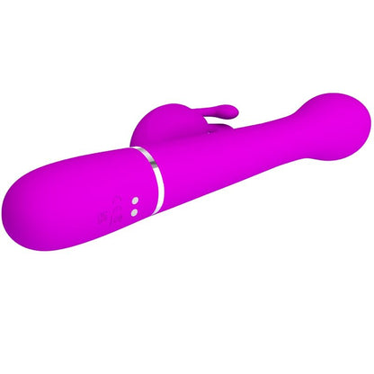 PRETTY LOVE - DEJON RABBIT VIBRATOR 3 IN 1 MULTIFUNKTIONS VIOLETT