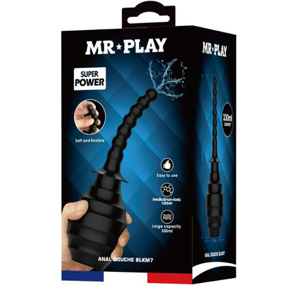 MR PLAY - DUCHA ANAL BLKM7 SUPER POWER PRETO