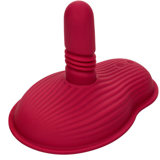 CALEXOTICS - RIDER MASSAGER MOTOR DUPLO CONTROLE REMOTO VERMELHO