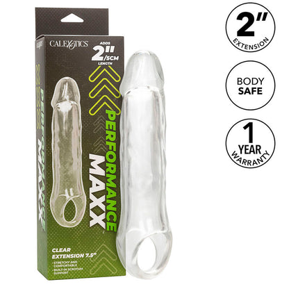 CALEXOTICS - PERFORMANCE MAXX CLEAR EXTENSÃO 7,5 TRANSPARENTE
