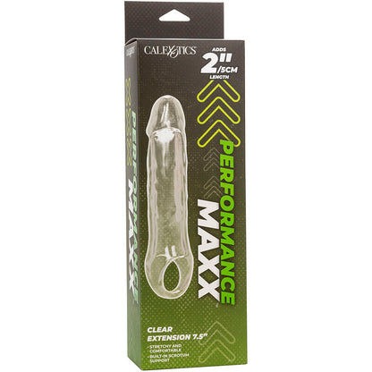 CALEXOTICS - PERFORMANCE MAXX CLEAR EXTENSÃO 7,5 TRANSPARENTE