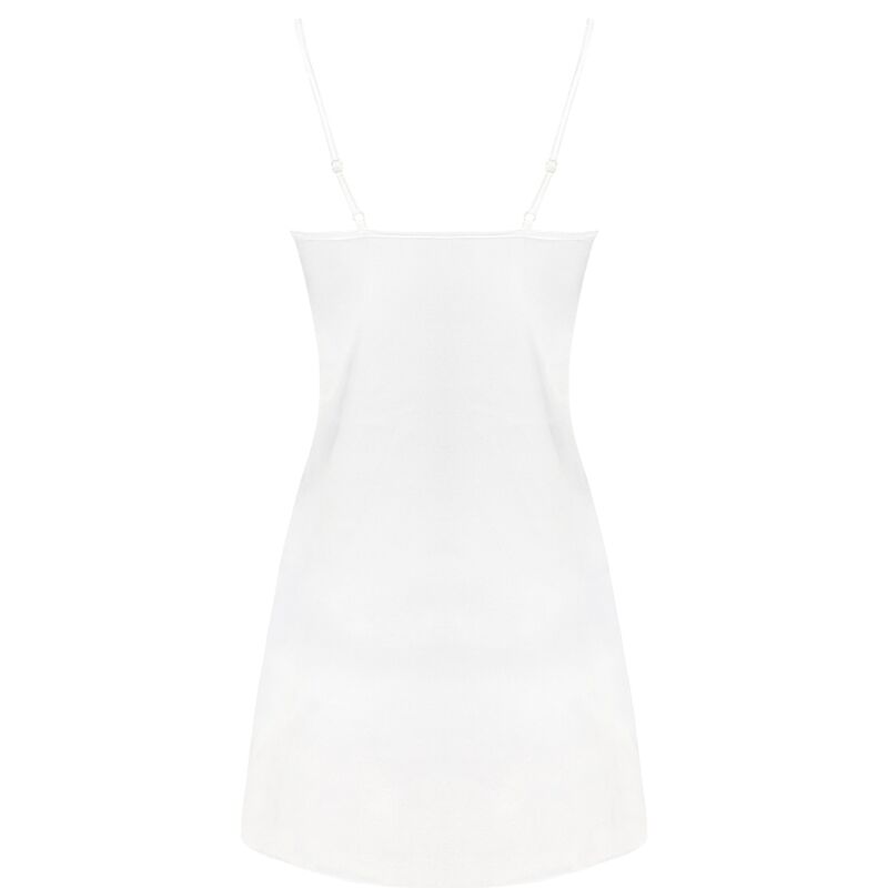 LIVCO CORSETTI FASHION - JACQUELINE LC 90249 VESTIDO + CAMISA + CALCINHA ECRU S/M