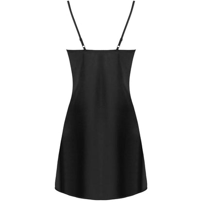 LIVCO CORSETTI FASHION - JACQUELINE LC 90249 VESTIDO + CAMISA + CALCINHA PRETO S/M