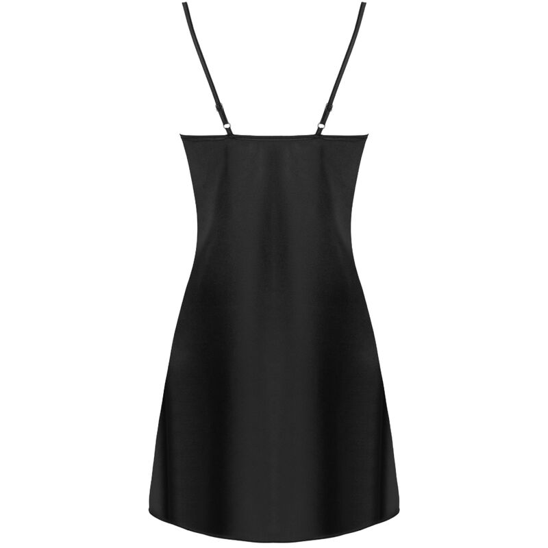 LIVCO CORSETTI FASHION - JACQUELINE LC 90249 VESTIDO + CAMISA + CALCINHA PRETO S/M