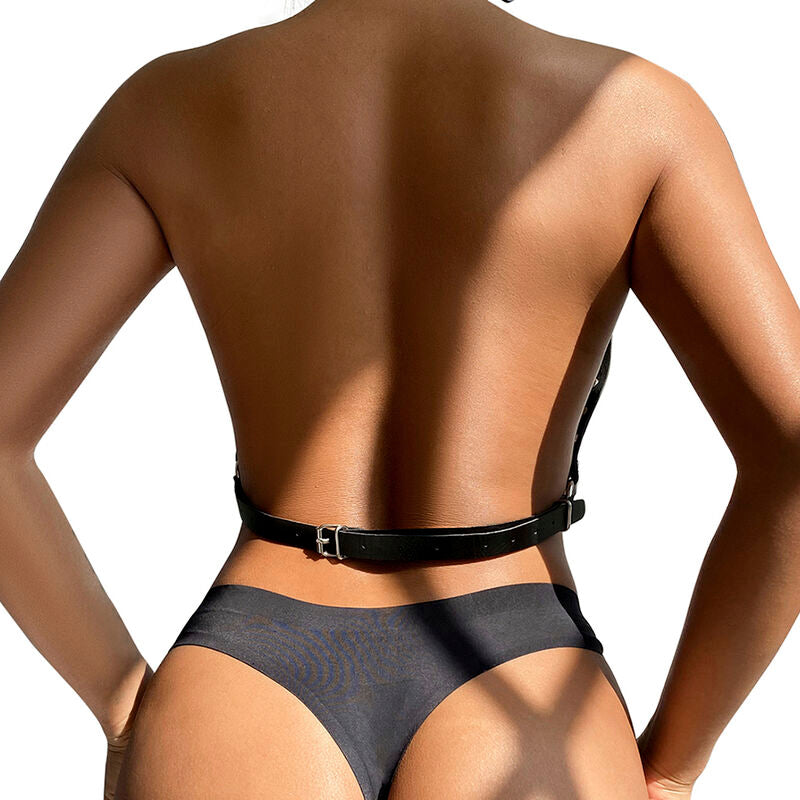 SUBBLIME - ARNÊS DE PEITO COM CORRENTES DE ARGOLAS GRANDES TAMANHO ÚNICO