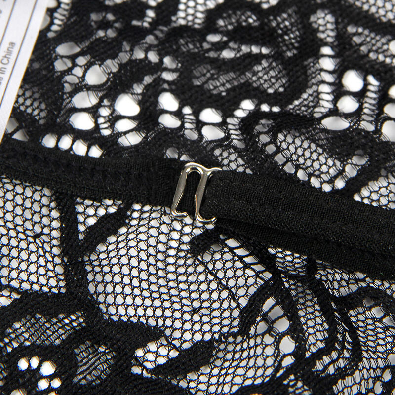 SUBBLIME - TRAJE DE POLÍCIA DE CORPO DE RENDA PRETO S/M